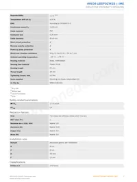IME08-1B5POZW2S Datasheet Page 3