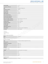 IME08-1B5PSZW2K Datasheet Pagina 3