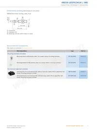 IME08-1B5PSZW2K Datasheet Page 5