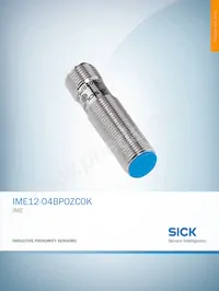 IME12-04BPOZC0K Datasheet Cover