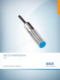 IME12-04BPSZW2K Datasheet Cover