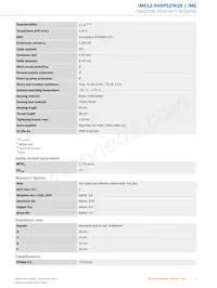 IME12-04BPSZW2S Datasheet Page 3