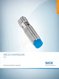 IME12-04NPSZC0K Datasheet Cover