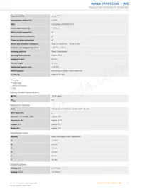 IME12-04NPSZC0S Datasheet Page 3