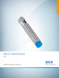 IME12-08NPOZC0S Datasheet Cover