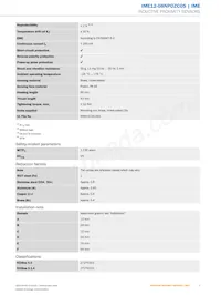 IME12-08NPOZC0S Datasheet Page 3