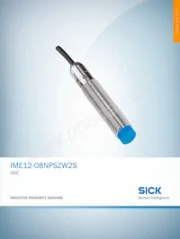 IME12-08NPSZW2S Datasheet Cover