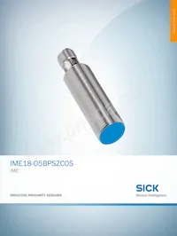 IME18-05BPSZC0S Datenblatt Cover