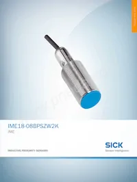 IME18-08BPSZW2K Datenblatt Cover