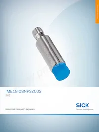 IME18-08NPSZC0S Datasheet Cover