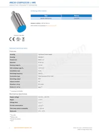 IME30-15BPOZC0S Datasheet Page 2