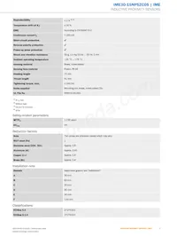 IME30-15NPSZC0S Datasheet Page 3