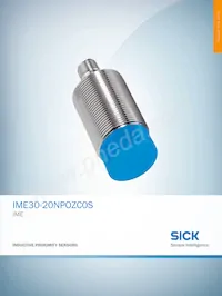 IME30-20NPOZC0S Datasheet Cover