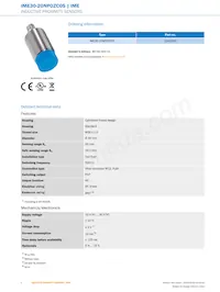 IME30-20NPOZC0S Datasheet Page 2