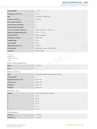 IME30-20NPOZC0S Datasheet Page 3