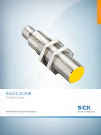 IN30-E0306K Datasheet Cover