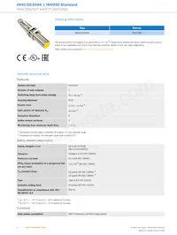 IN40-D0304K Datasheet Page 2