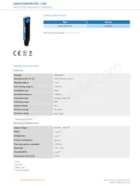 IQ08-02BPSKT0S 데이터 시트 페이지 2