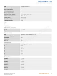 IQ10-03BPSKT0S Datasheet Pagina 3