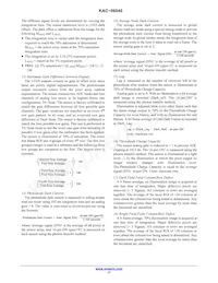 KAC-06040-ABA-JD-BA Datasheet Page 17