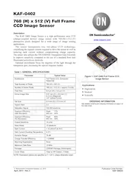 KAF-0402-AAA-CP-AE Datasheet Cover