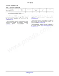 KAF-0402-AAA-CP-AE數據表 頁面 13