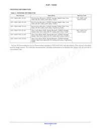 KAF-16200-FXA-CD-B2 Datasheet Pagina 2