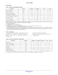 KAF-16200-FXA-CD-B2 Datasheet Page 16