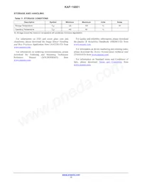 KAF-16801-AAA-DP-B1 Datenblatt Seite 13