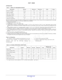 KAF-18500-NXA-JH-AA-08 Datasheet Pagina 12