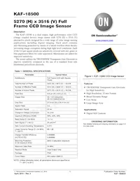 KAF-18500-NXA-JH-AE-08 Datasheet Cover