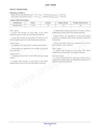 KAF-40000-FXA-JD-AE Datasheet Pagina 12