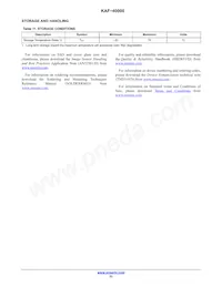 KAF-40000-FXA-JD-AE Datasheet Pagina 23