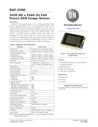 KAF-8300-CXB-CB-AA-OFFSET數據表 封面