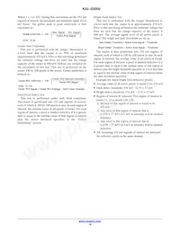 KAI-02050-FBA-FD-AE Datasheet Pagina 18