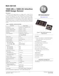 KAI-02150-QBA-FD-AE Datasheet Cover