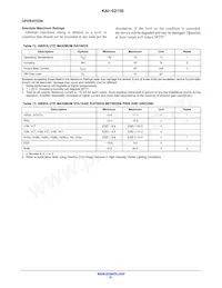KAI-02150-QBA-FD-AE數據表 頁面 21