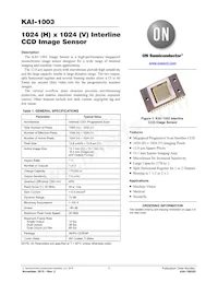 KAI-1003-ABA-CD-B2 Datasheet Copertura