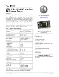 KAI-2020-FBA-CP-BA Datasheet Cover