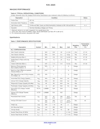 KAI-2020-FBA-CP-BA Datasheet Page 11