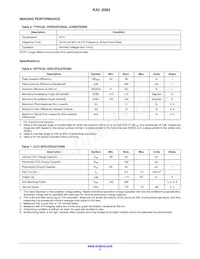 KAI-2093-CBA-CB-BA Datasheet Page 5