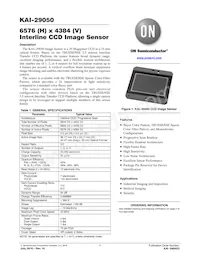 KAI-29050-AXA-JR-B2 Datasheet Cover