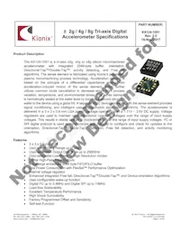 KX124-1051 Datasheet Cover