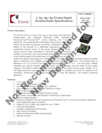 KX124-1051 Datasheet Copertura