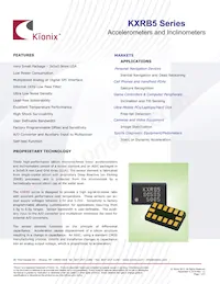 KXRB5-2050-FR Datasheet Cover
