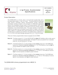 KXRB5-2050-PR數據表 封面