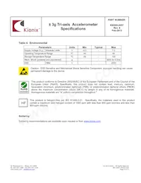 KXSS5-2057-PR Datasheet Pagina 5