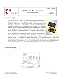 KXSS5-4457-PR Datasheet Copertura