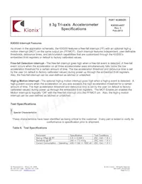 KXSS5-4457-PR Datasheet Page 8
