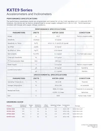 KXTE9-4100 Datasheet Page 2